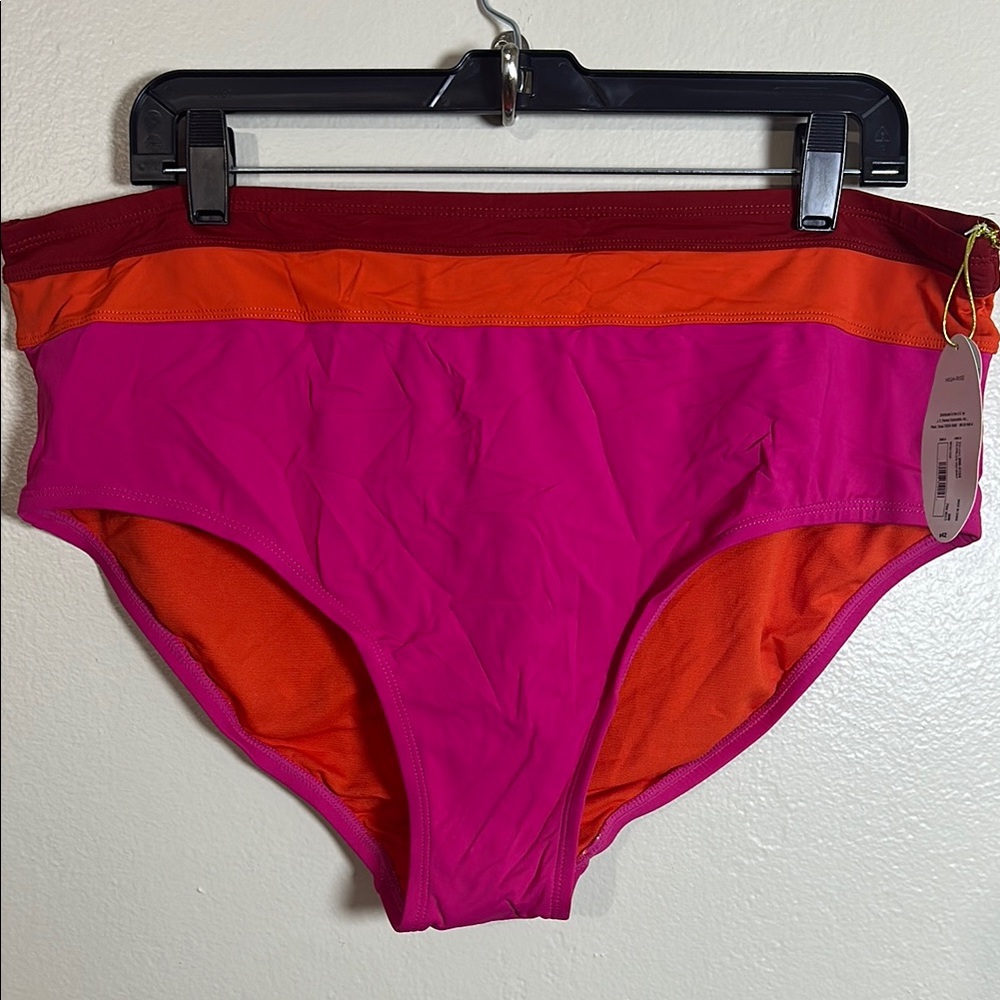 NEW Mynah Vibrant‎ Striped Bikini Bottoms